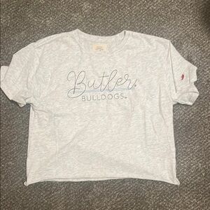 Butler Bulldogs Gray cropped T-Shirt